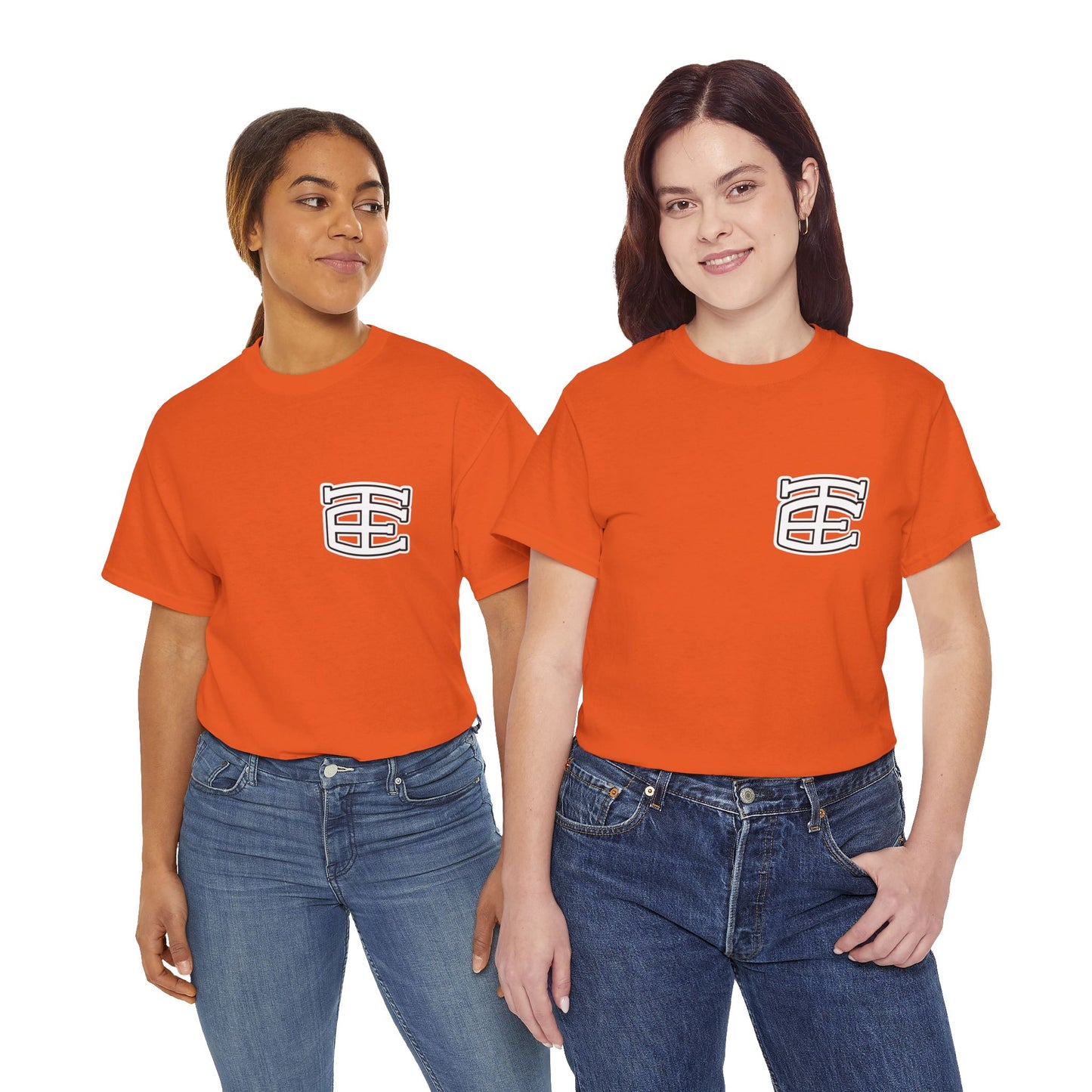 Too Easy® Monogram T-Shirt (Orange/Black)