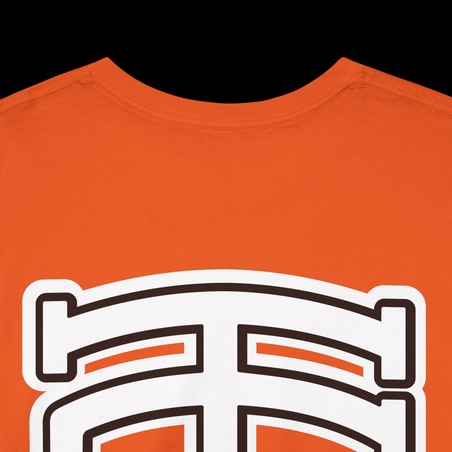 Too Easy® Monogram T-Shirt (Orange/Black)