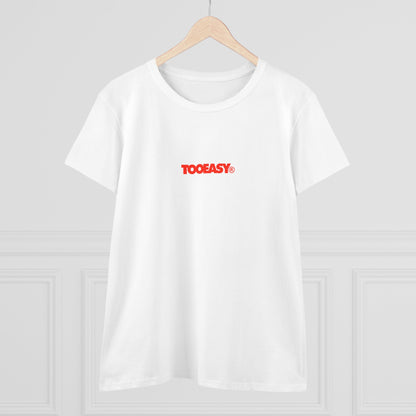 Too Easy® Wordmark Women's Midweight Cotton Tee