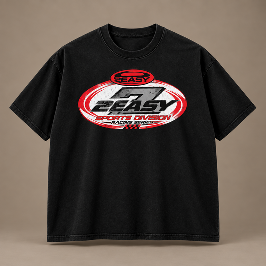 2EASY FULL THROTTLE TEE BLACK