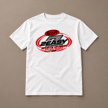 2EASY FULL THROTTLE TEE WHITE