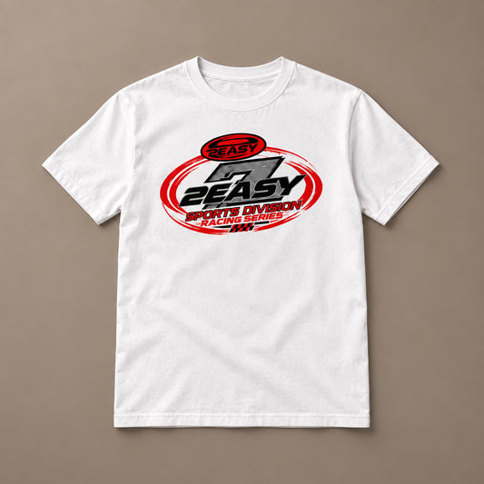 2EASY FULL THROTTLE TEE WHITE